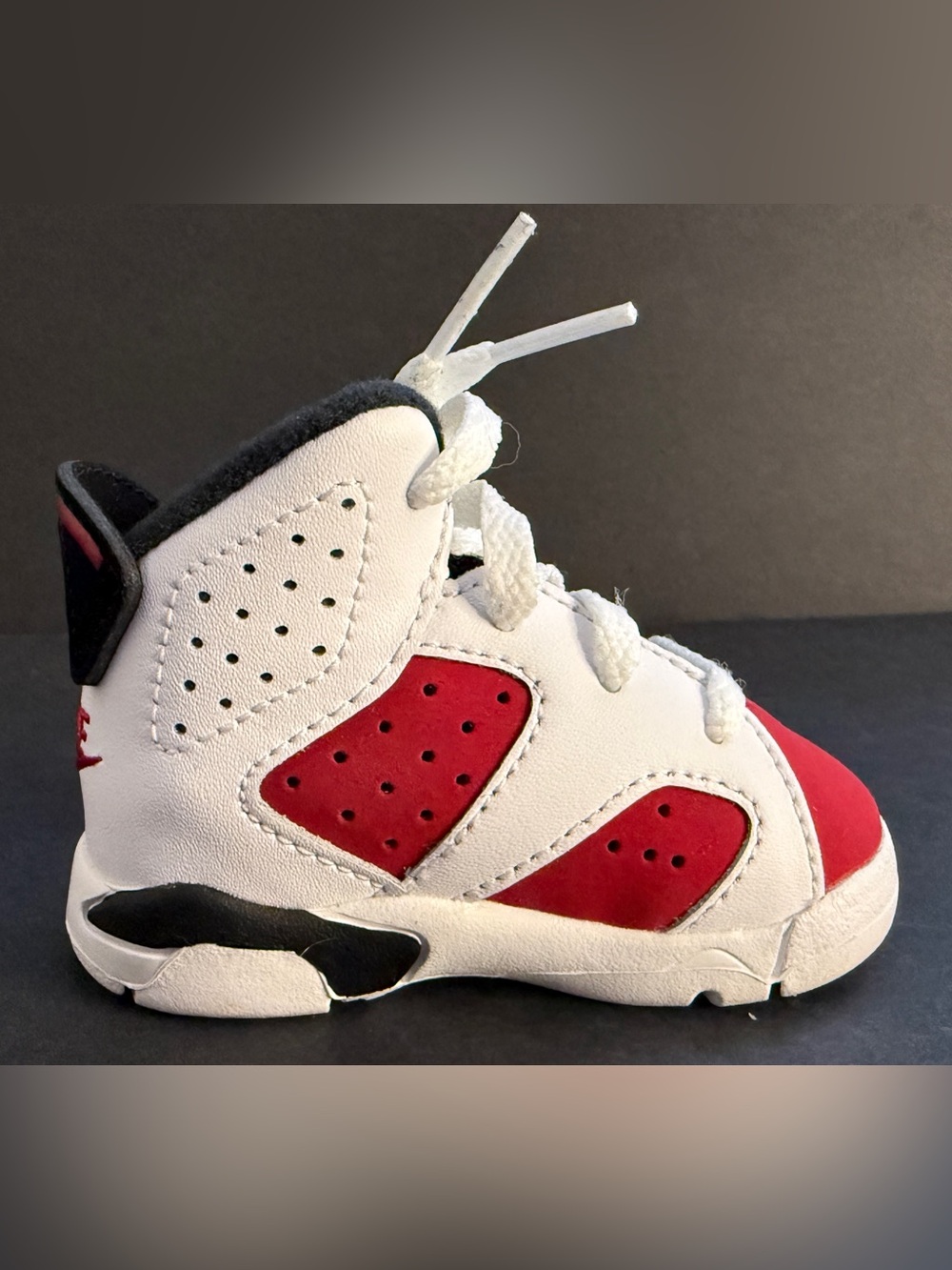 Nike Air Jordan 6 VI Retro TD Carmine 2021 White Red Black 2c 384667-106 NEW